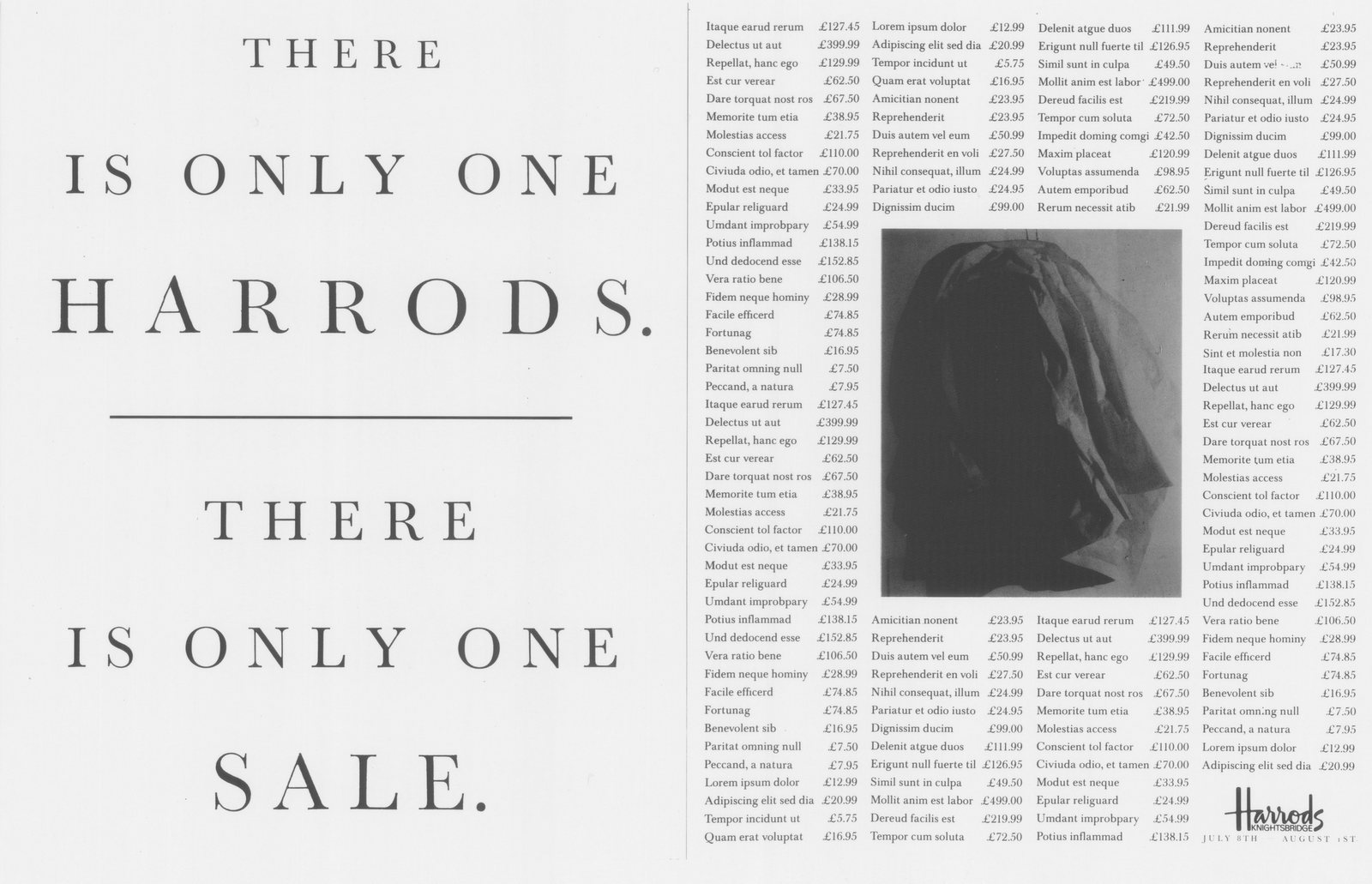 Harrod's 'The Sale - Type', Leagas Delaney