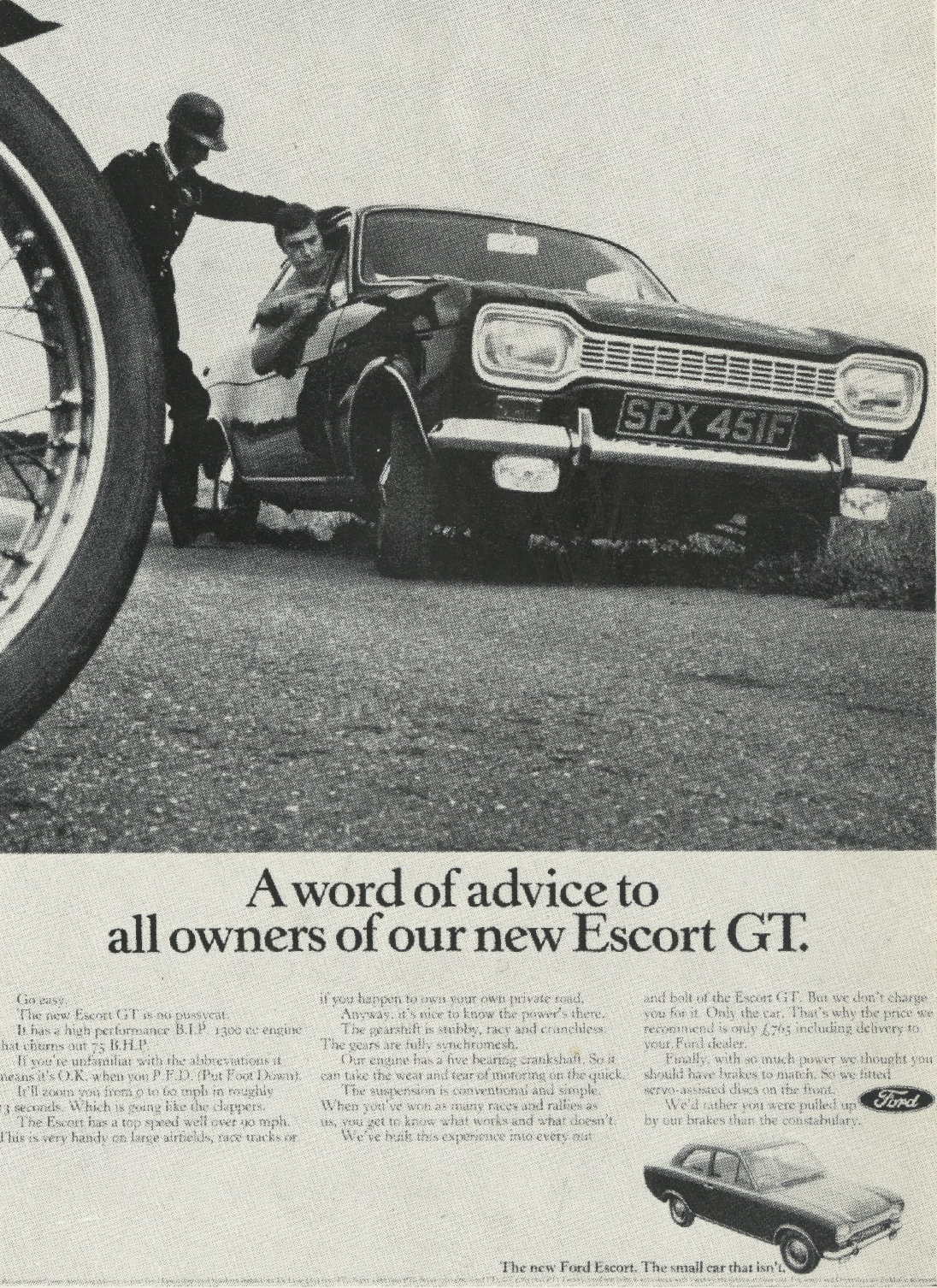 Alan Parker, Ford, 'Policeman', CDP-01