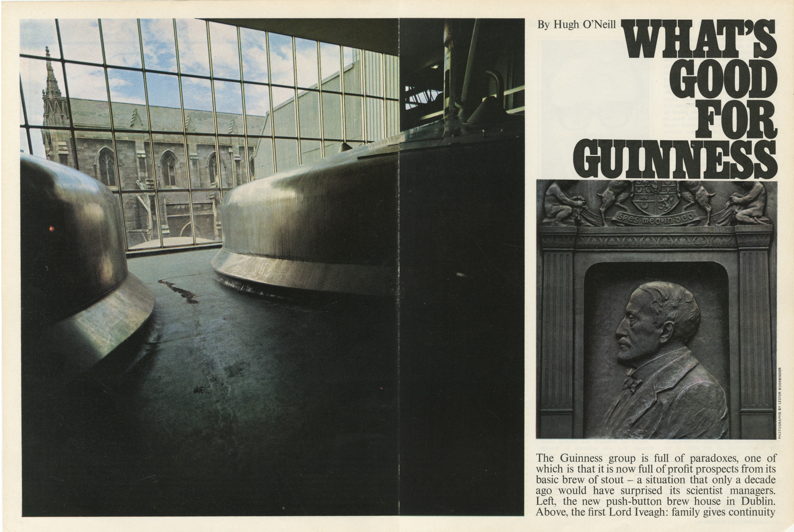 Lester Bookbinder, Management Today 'Guinness 1 Spread'-01