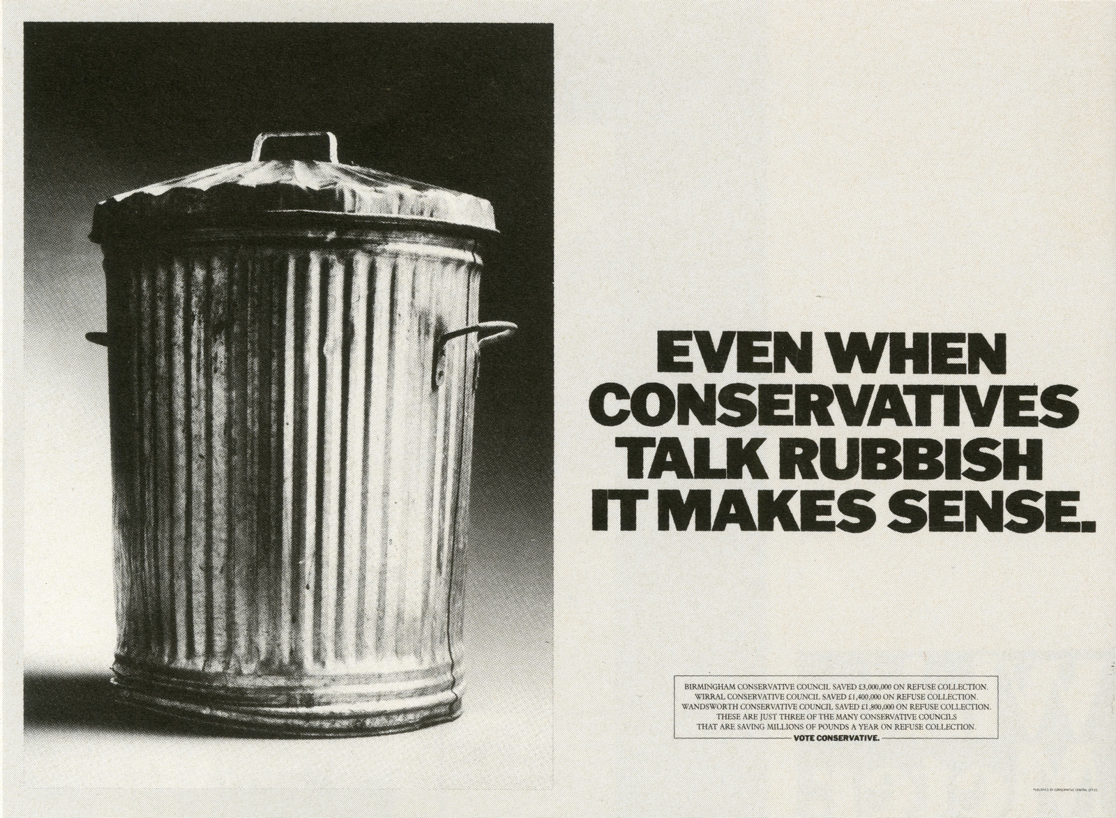 Tim Mellors - Conservatives 'Rubbish', Saatchi-01