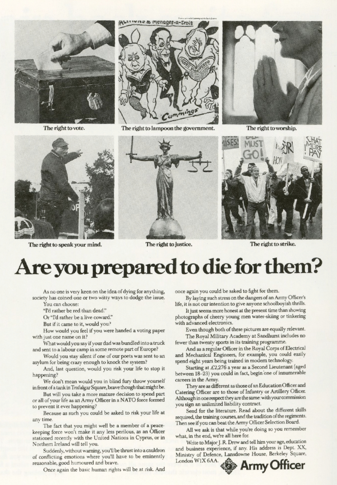 Neil Godfrey, Army 'Die?', CDP-01