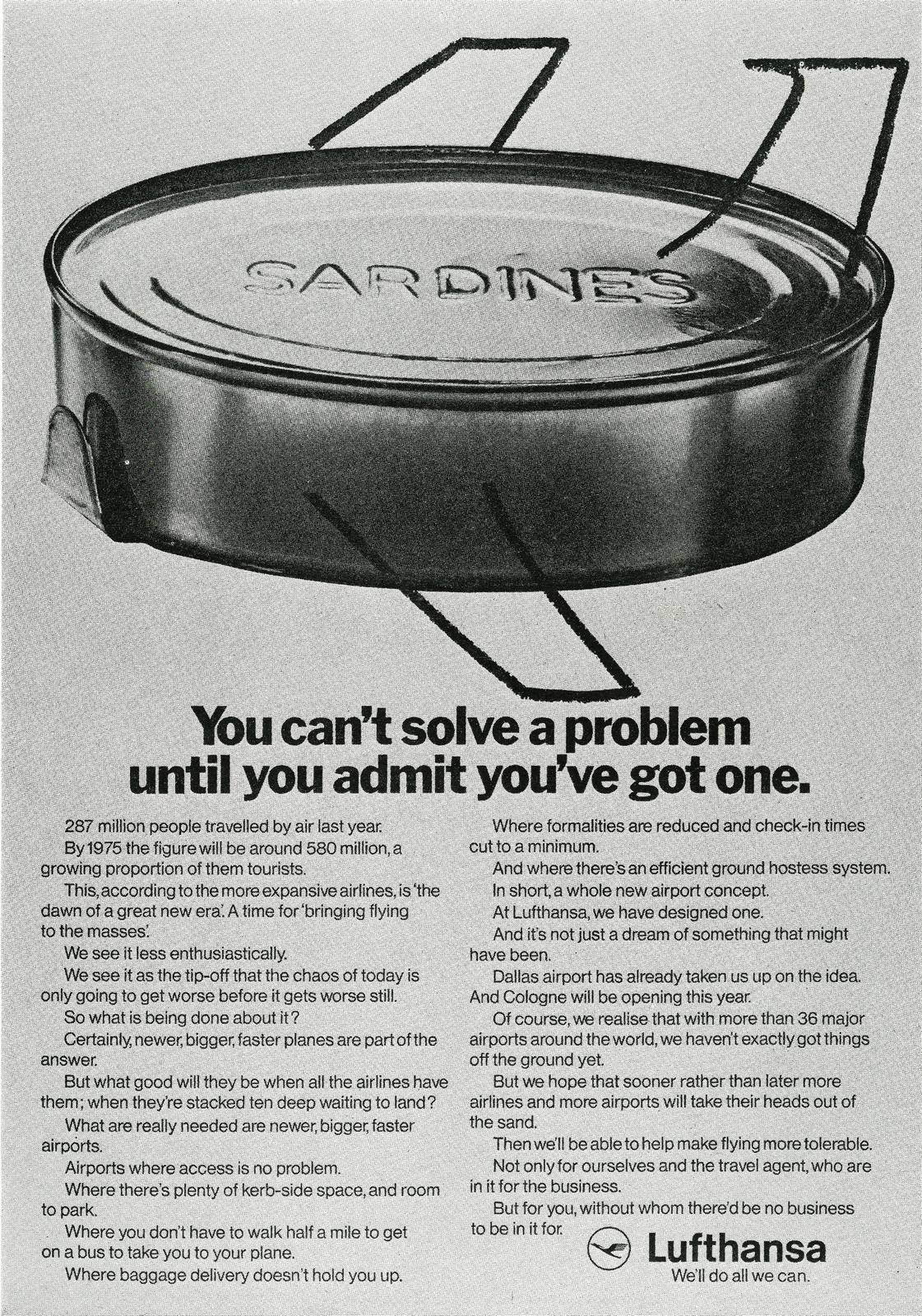 Neil Godfrey, Lufthansa 'Sardines', DDB-01