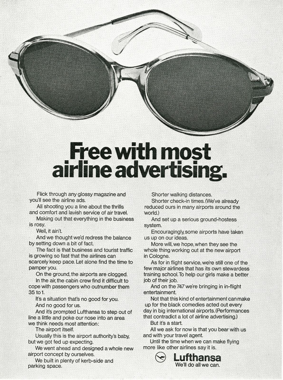 Neil Godfrey, Lufthansa 'Sunglasses', DDB-01