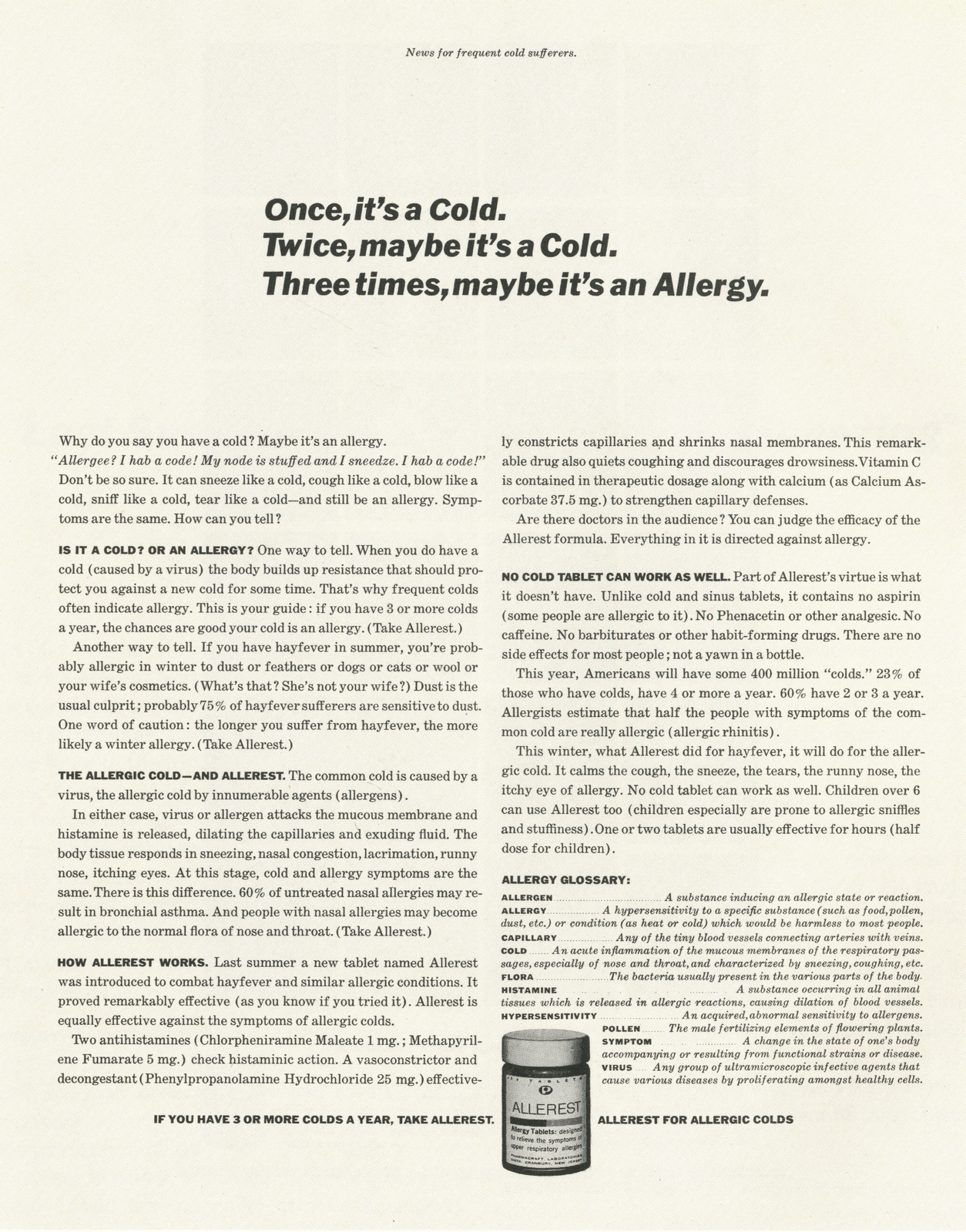 PKL2; Allerest 'Once'-01