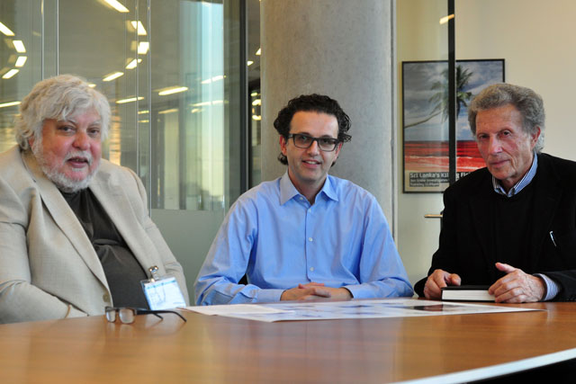 Neil Godfrey, Indra Sinha, David Abraham