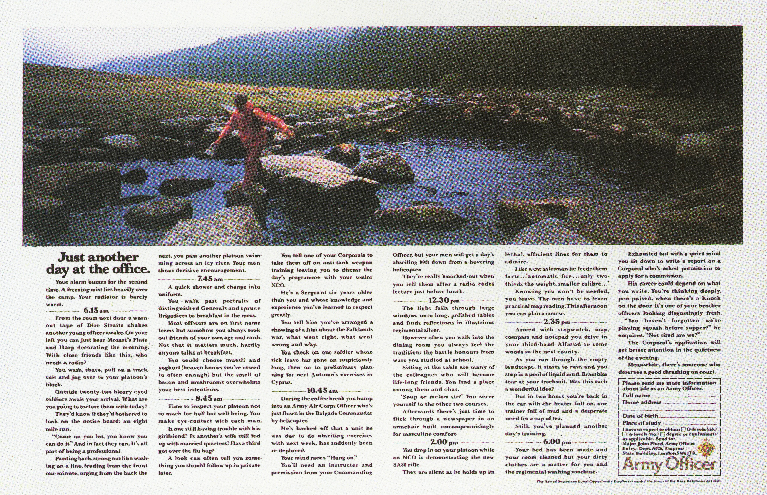 Neil Godfrey, Army 'Just Another', CDP-01