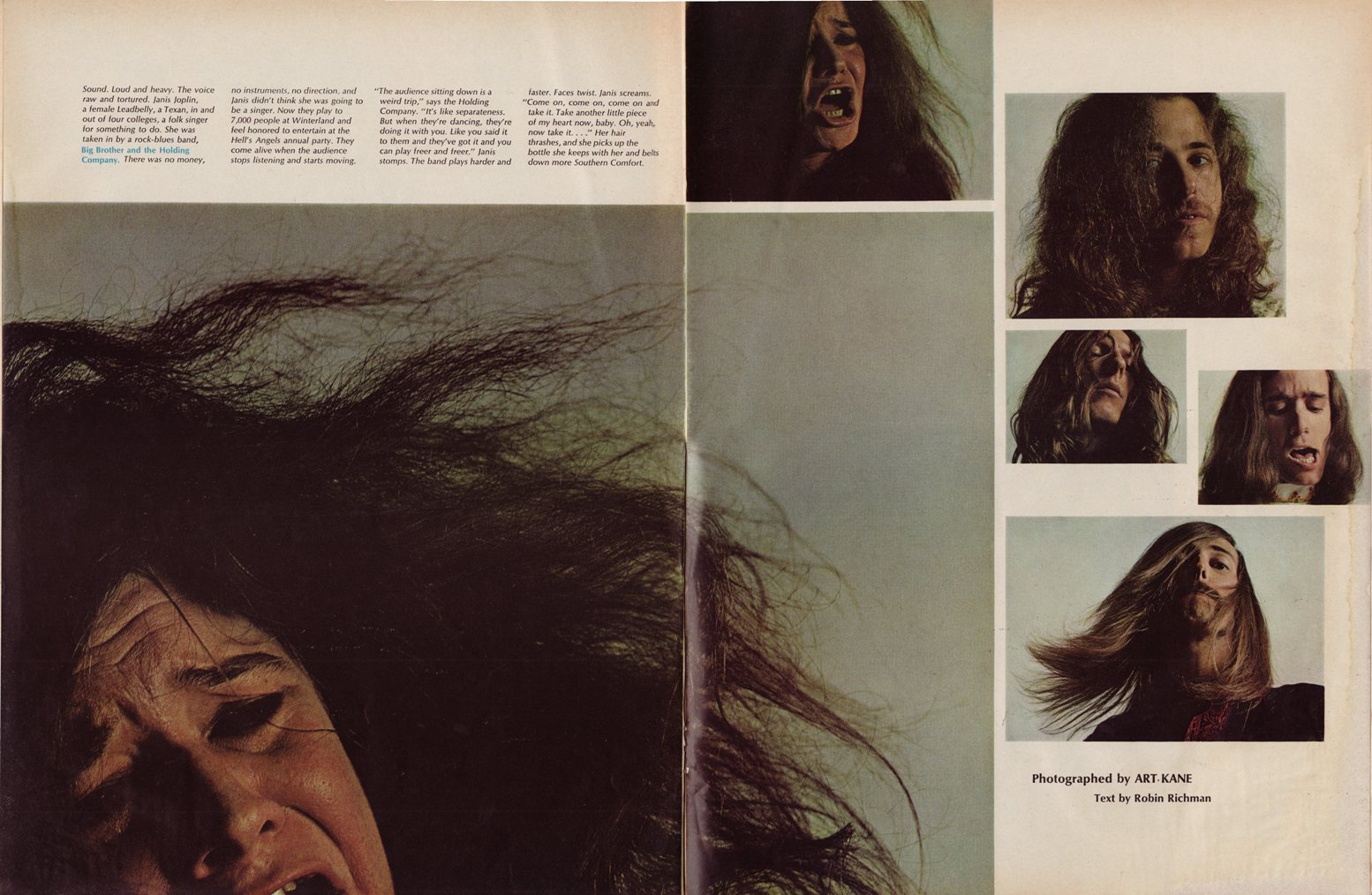 Art Kane 'Janis Joplin Spread'