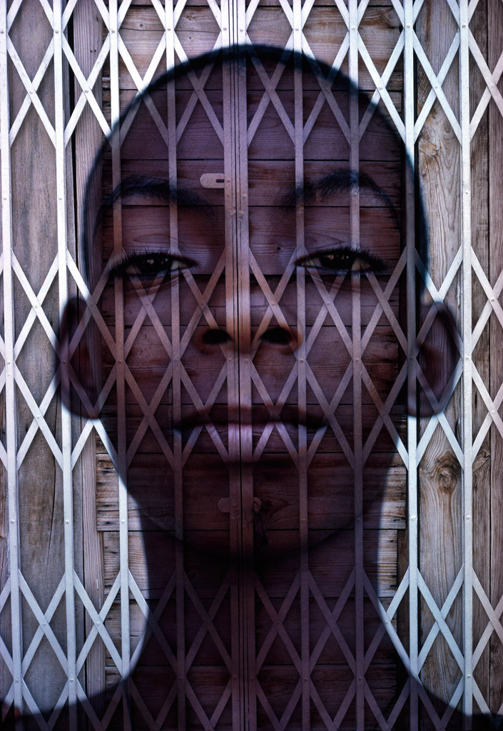 Art Kane 'Boy:Gate Sandwich'