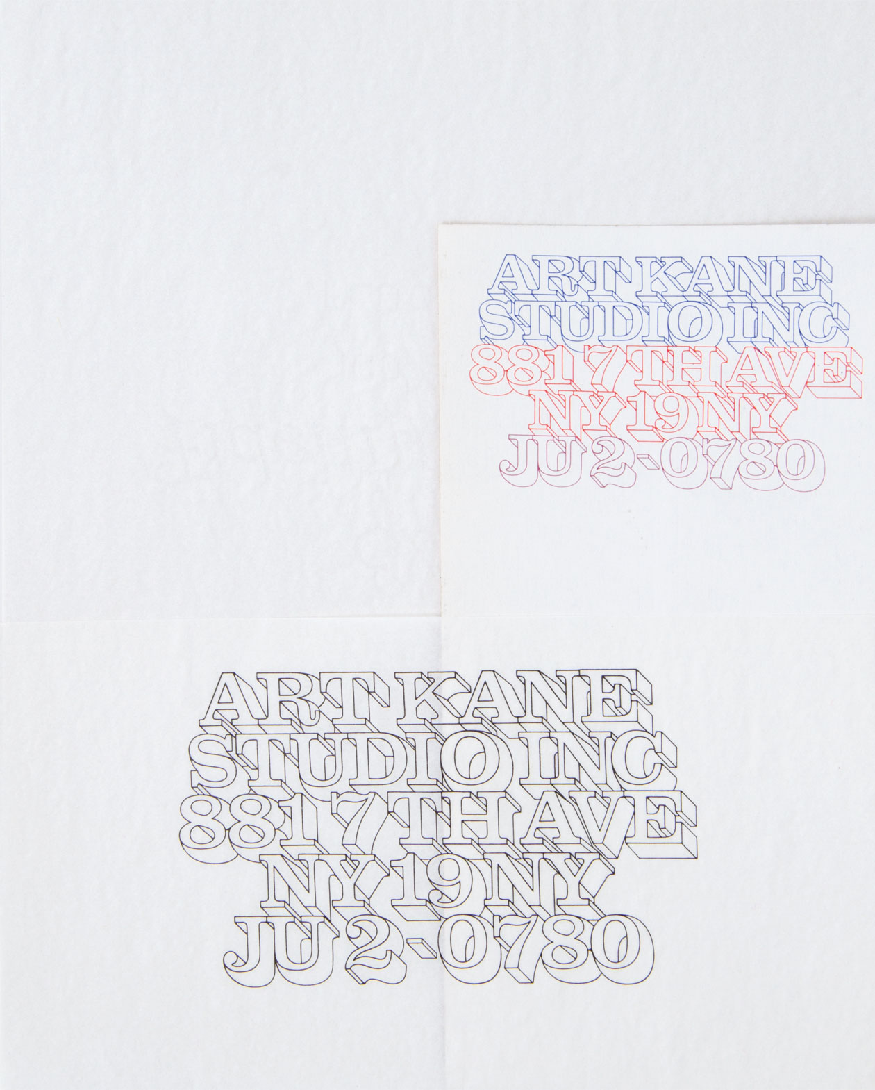 Art Kane Letterhead:Heb Lubalin