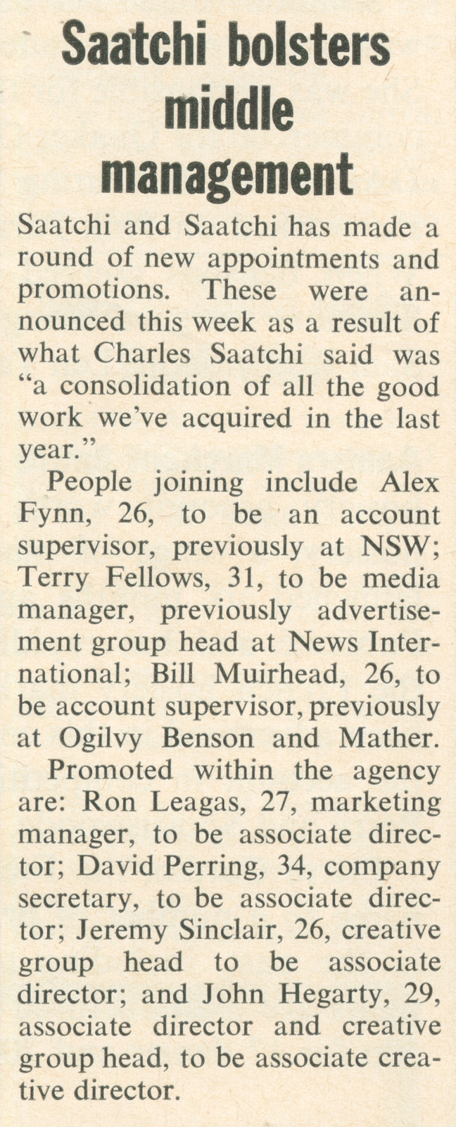 1973 March 2 John Hegarty