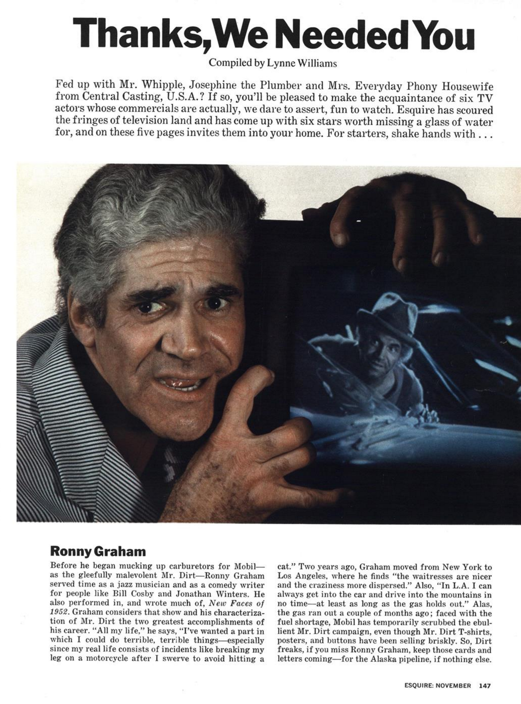 Evan Stark, 'Mr Dirt', Esquire