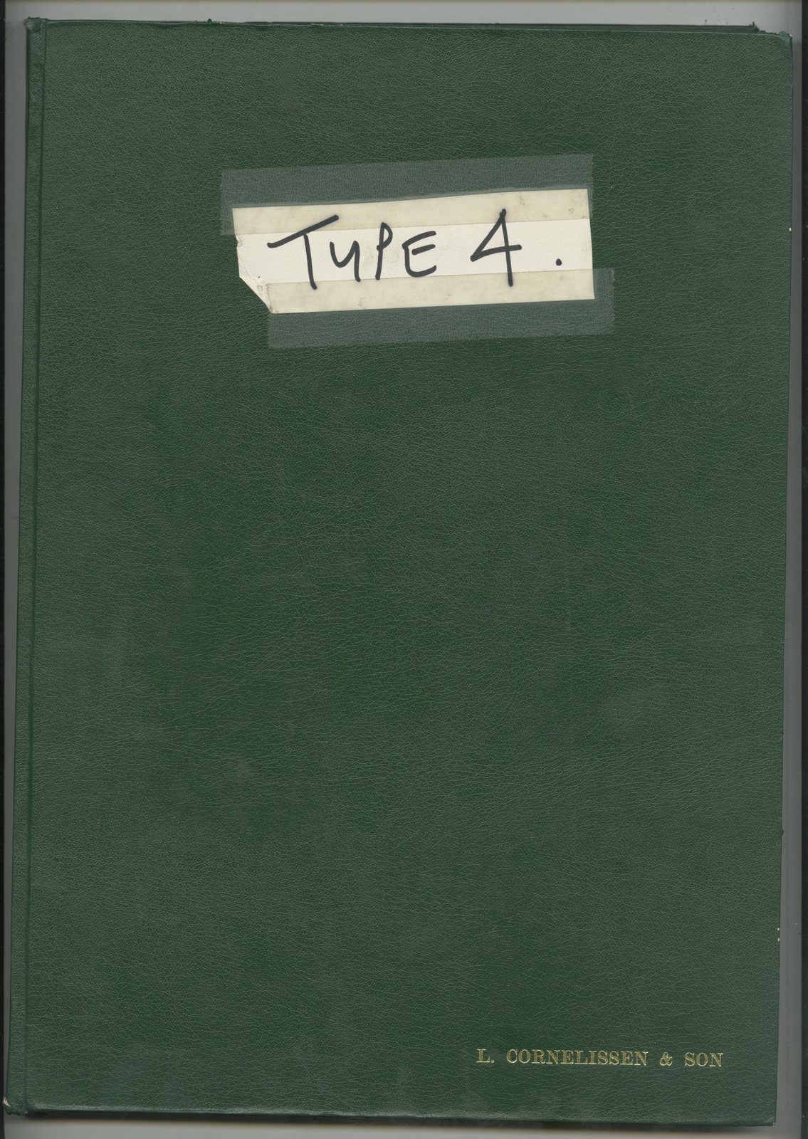1. Green Book Type Cover