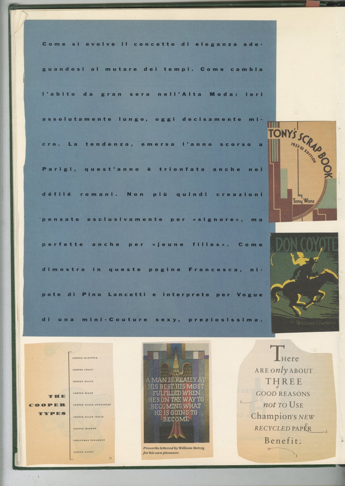 23. GREEN BOOKS: 'Type'