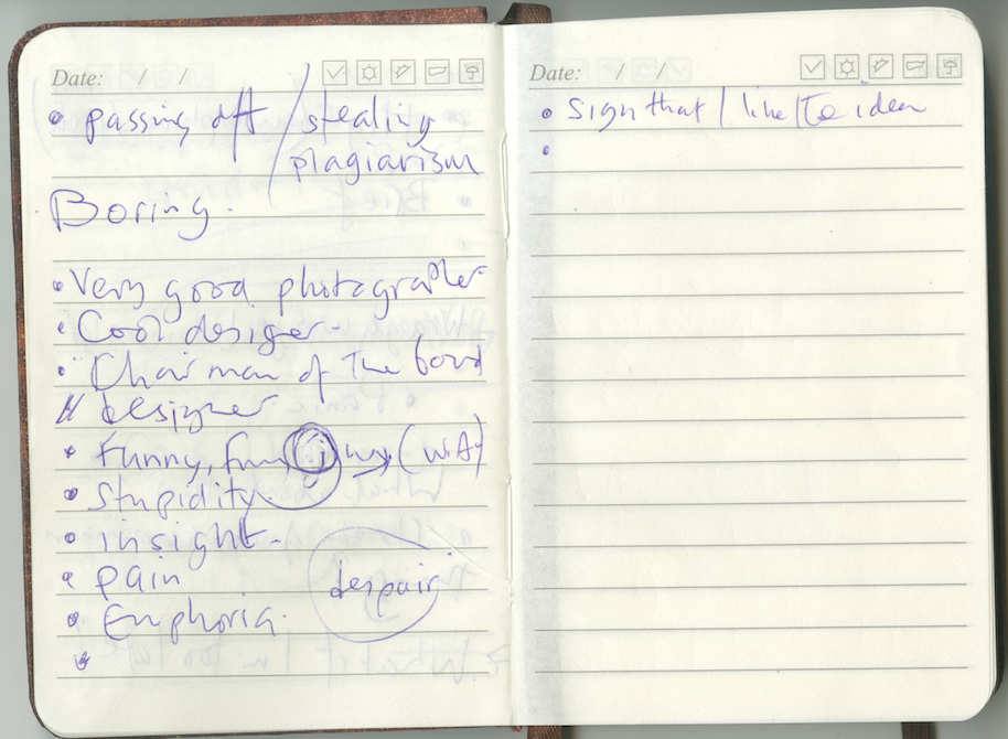 D&AD Annual 2012, First emotional Guide roughs 2.png