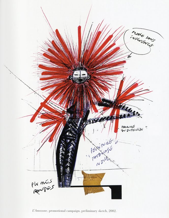 Lafayette working sketch L'Amazone 2002