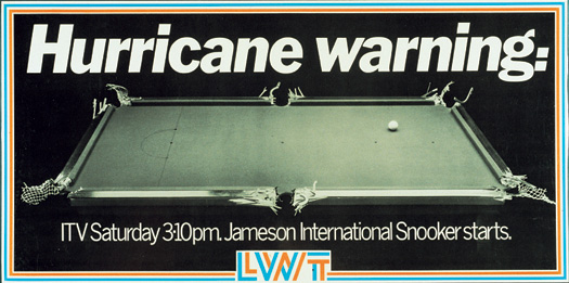LWT 7 'Hurricane Higgins-snooker