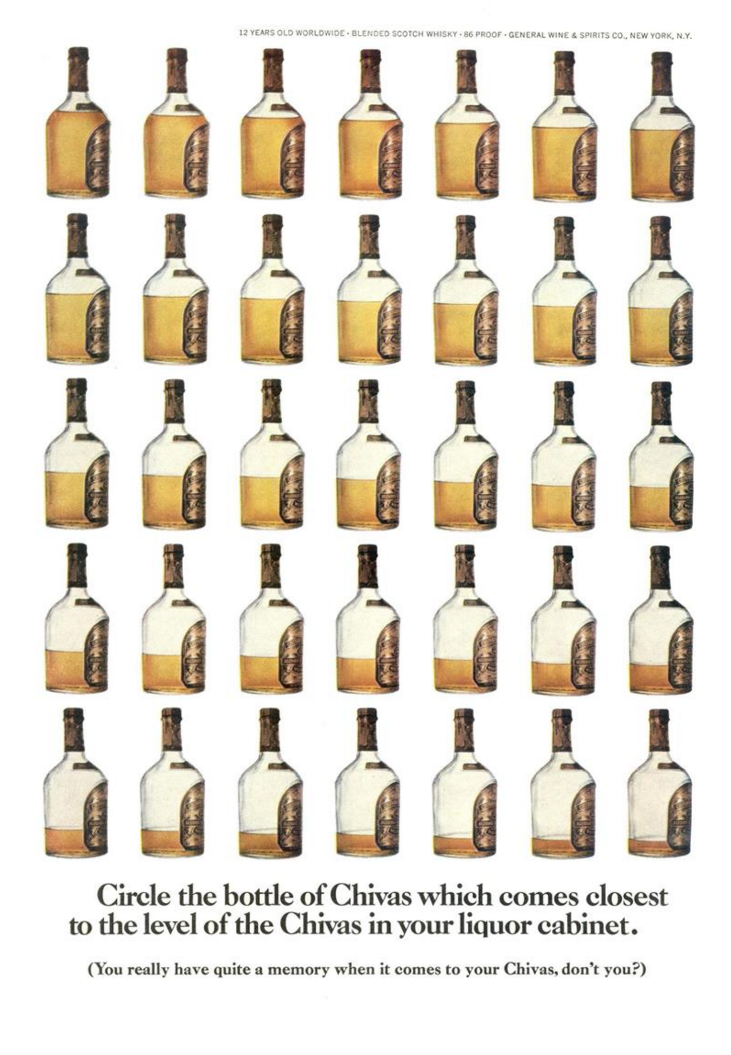 11. 'Circle The Bottle' Chivas Regal , DDB NY (Esquire)