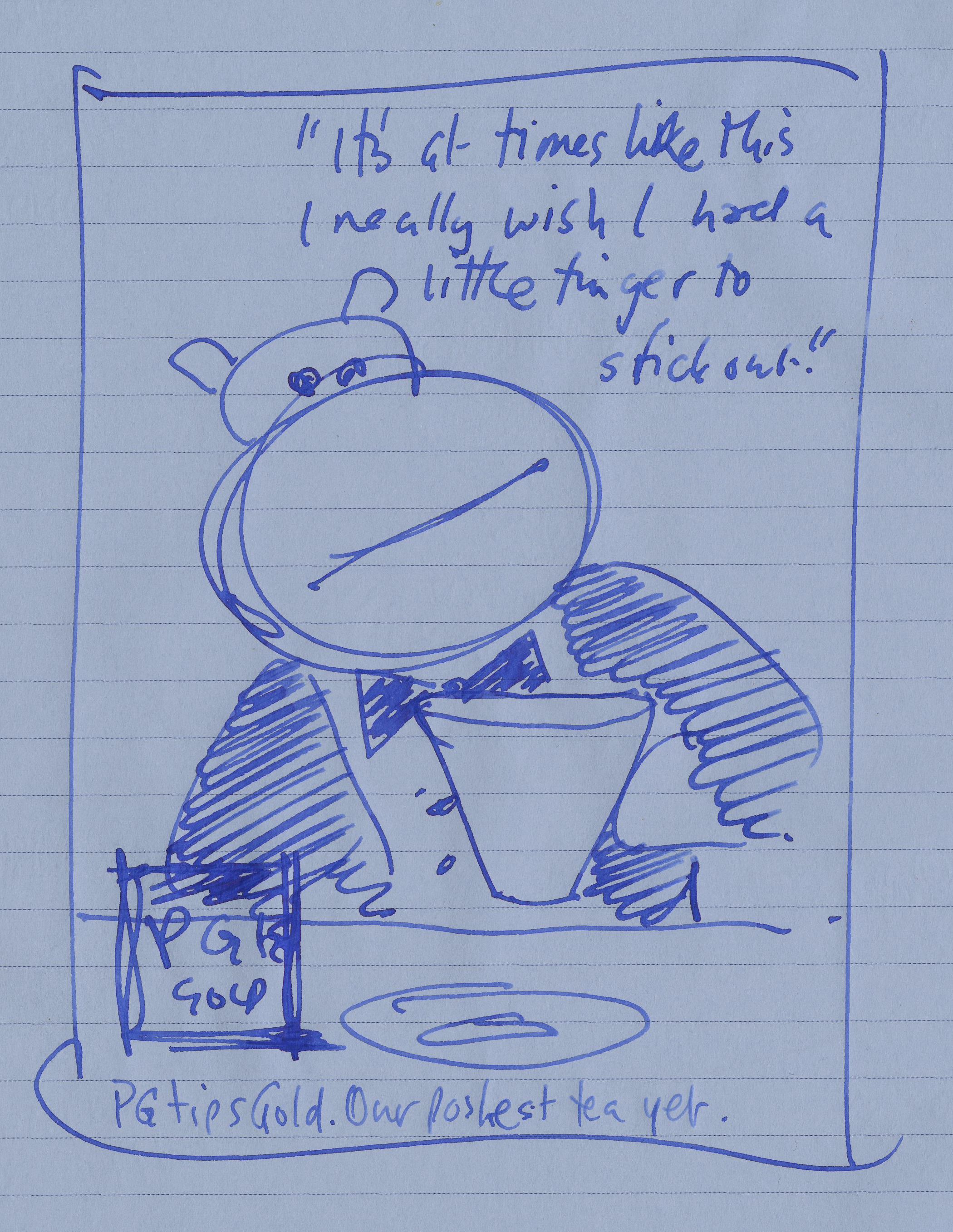 PG tips 'Posh' Scribble-01