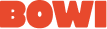 Bowi logo in red