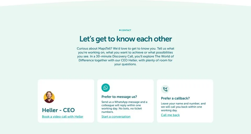 Contact component from mapstell.com