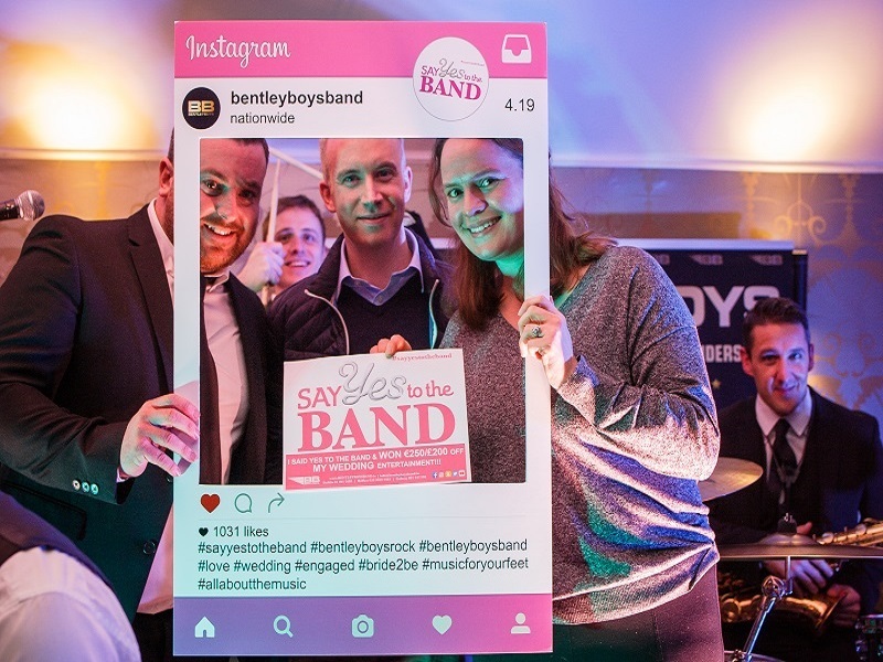 Bentley Boys Dublin Showcase Wednesday 10th Jan “Say YES to the BAND” €250/£200 WINNERS Paul & Caroline! 