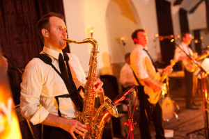 Bentley Boys Band performed at a wedding at the Brooklodge Hotel & Macreddin Village in Wicklow