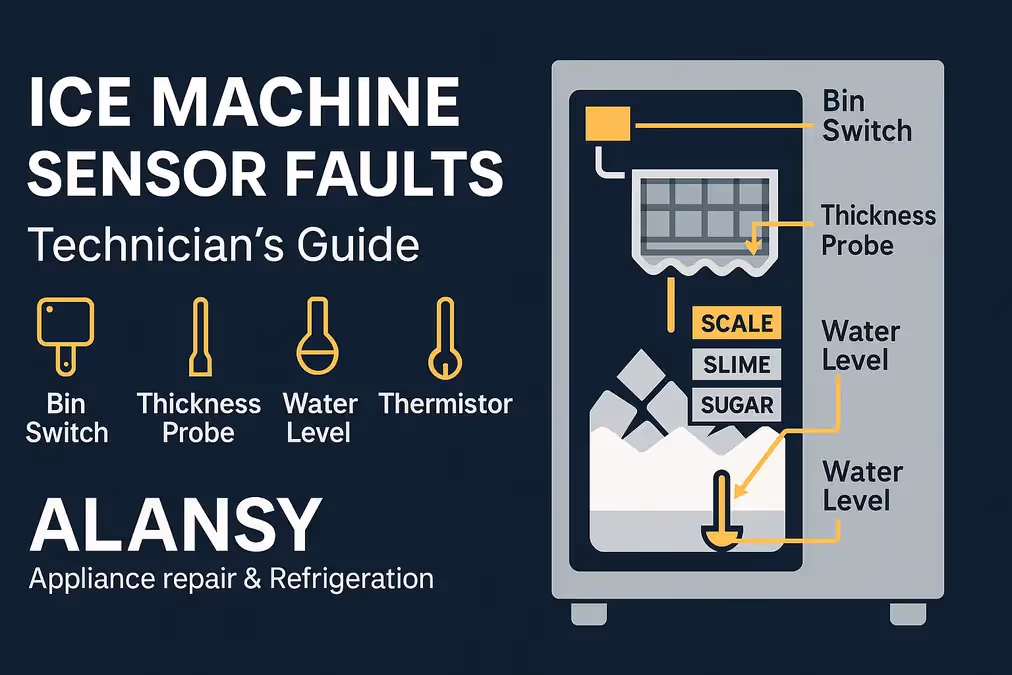 Faulty Sensors (Bin Switches or Ice Probes) — A Technician’s Complete Field Guide for Commercial Ice Machines