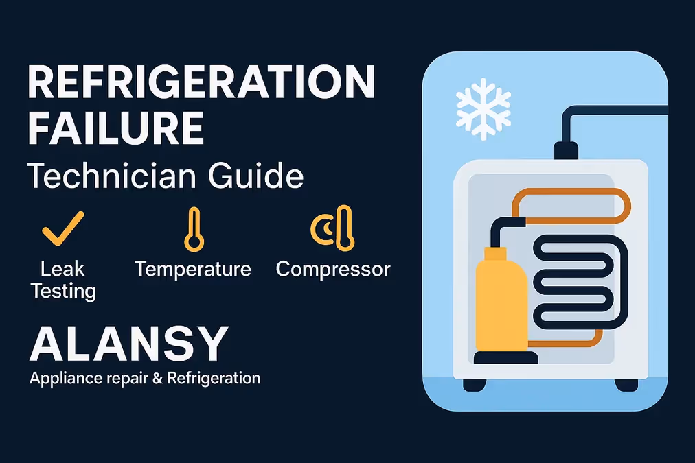 Refrigerant Leaks or Compressor Failure in Commercial Ice Machines — A Technician’s Complete Field Guide