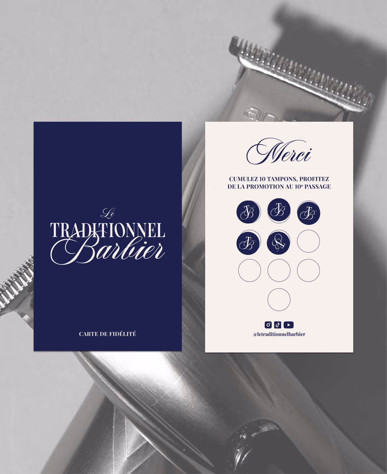 Carte de fidélité Le Traditionnel Barbier