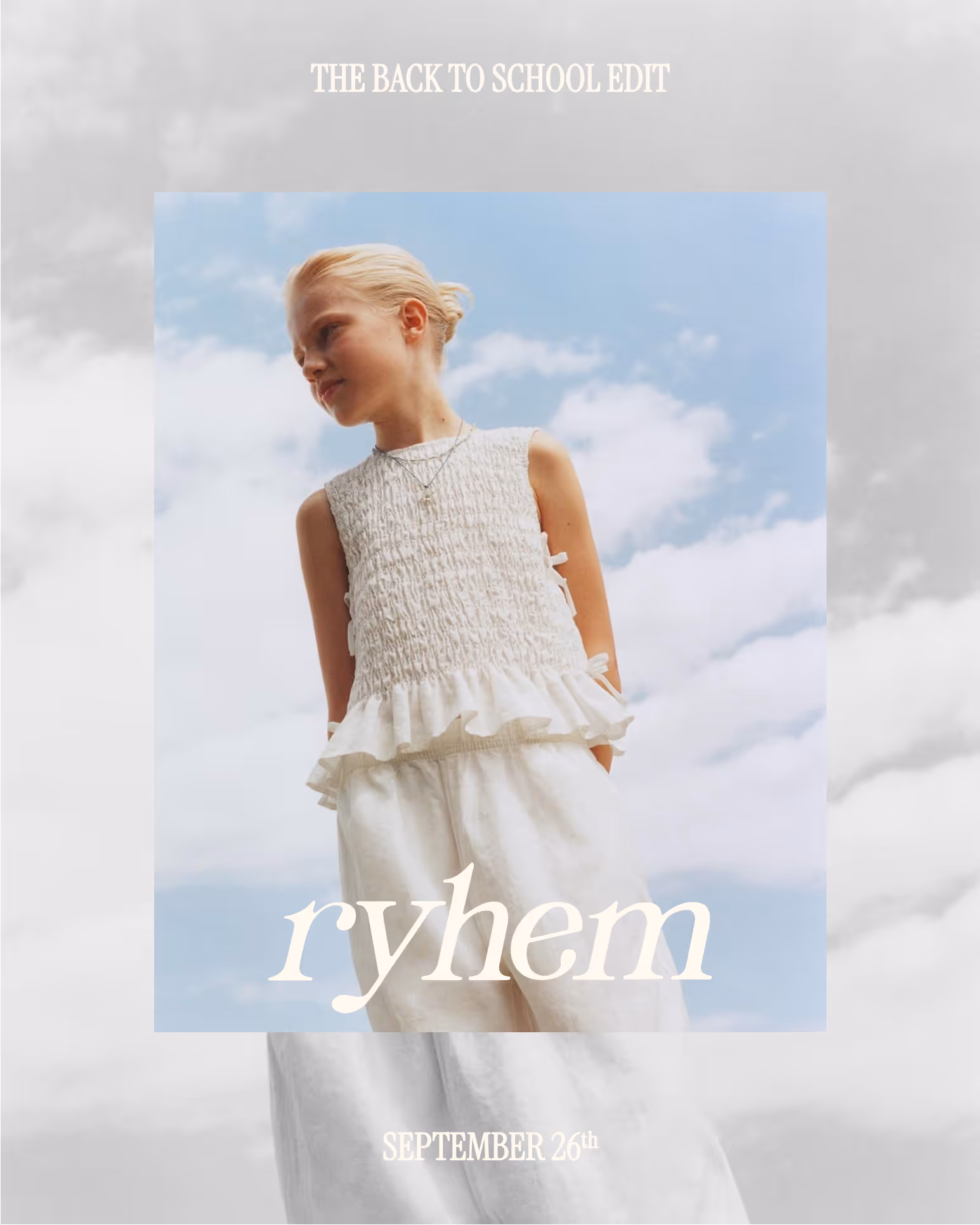 Exemple d'application de l'identité visuelle pour RYHEM : affiche