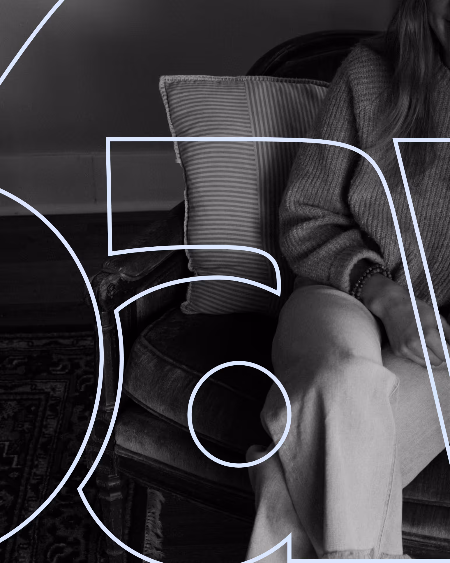 Logo secondaire 6 AV outline avec fond photo