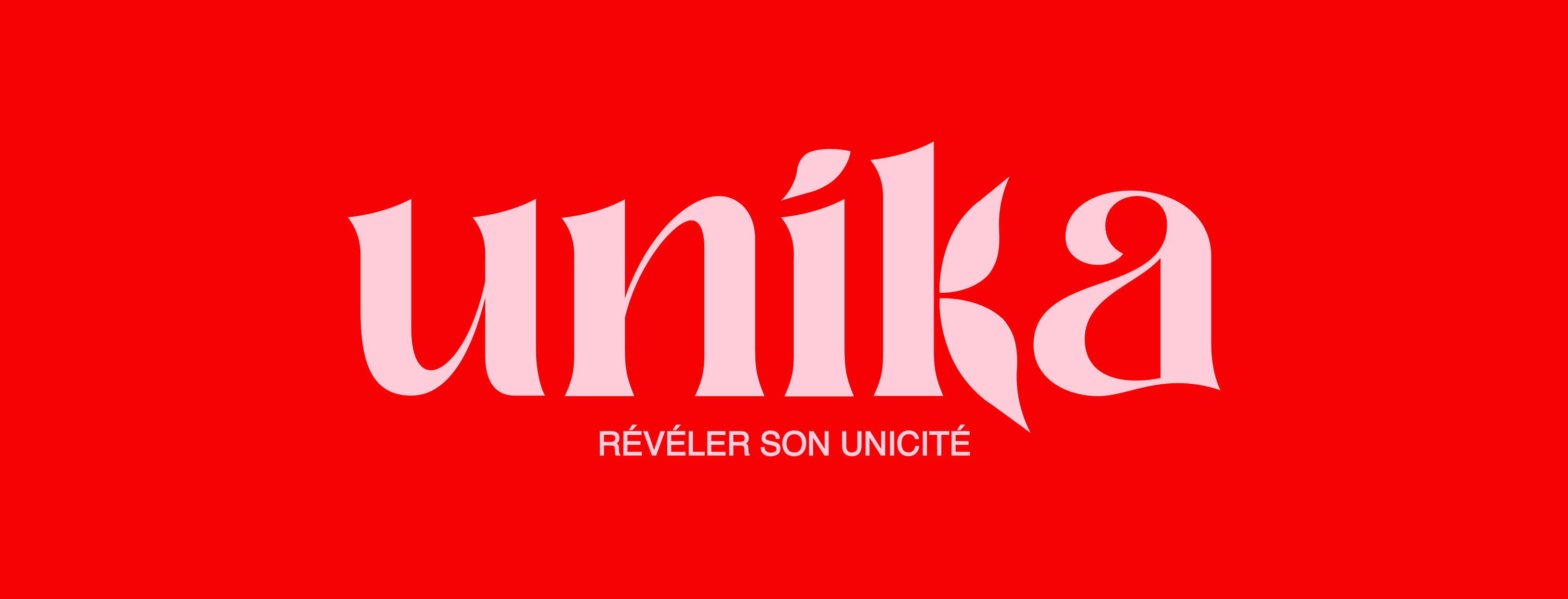 Logo UNIKA avec la baseline "Révéler son unicité"