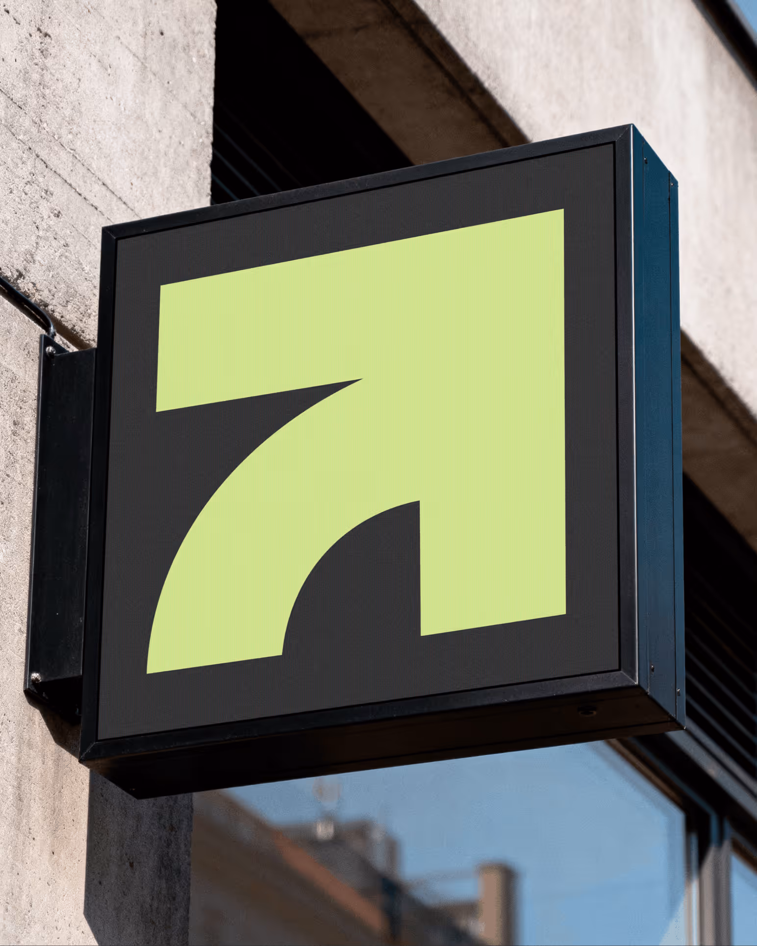 Signature visuelle sur une devanture