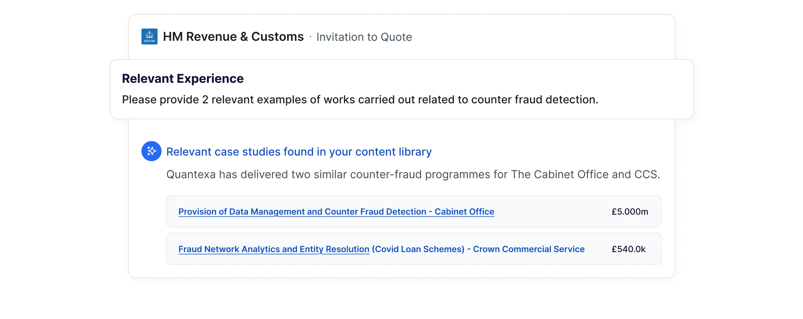 bid drafting screenshot