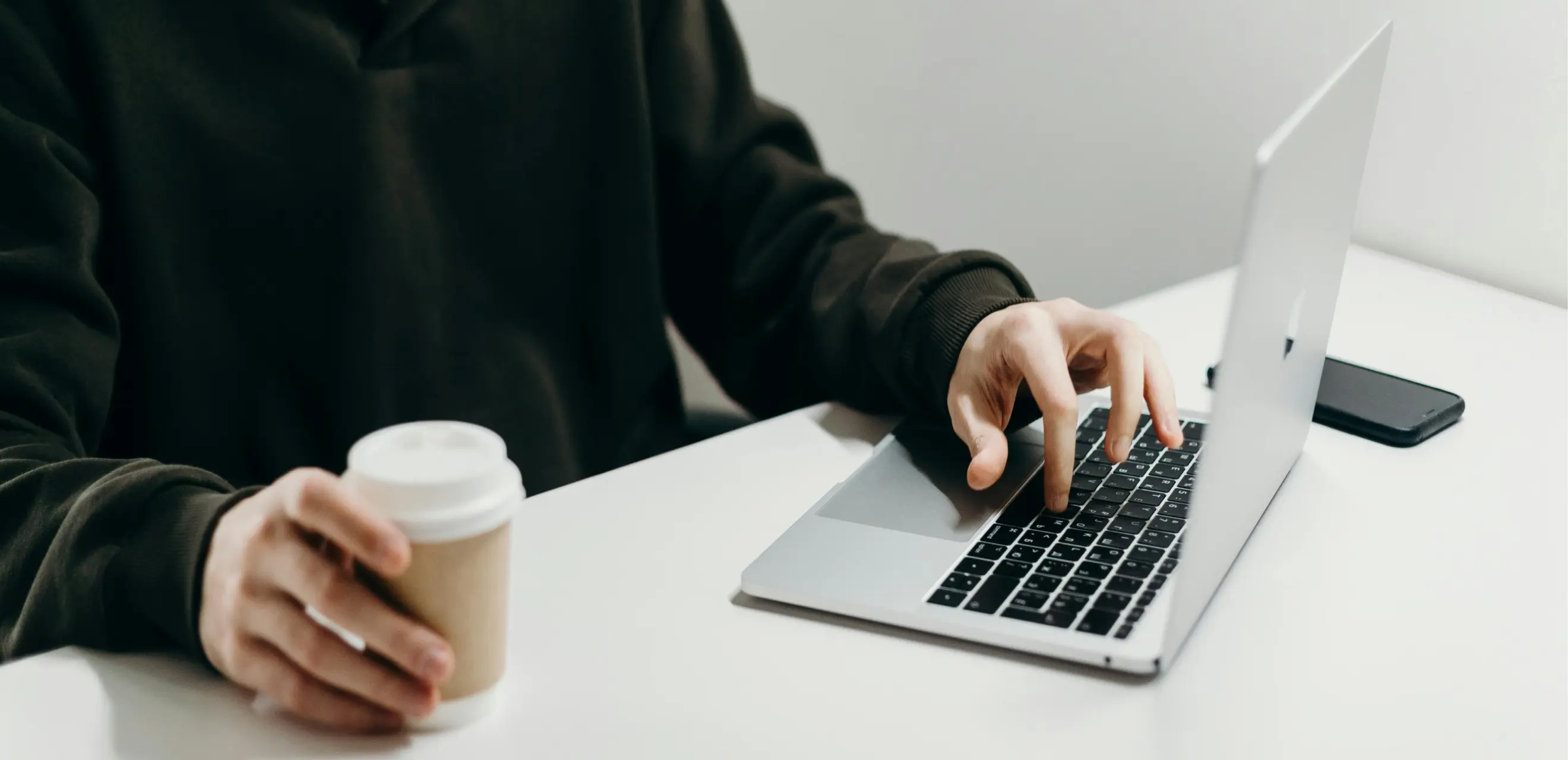 person at laptop