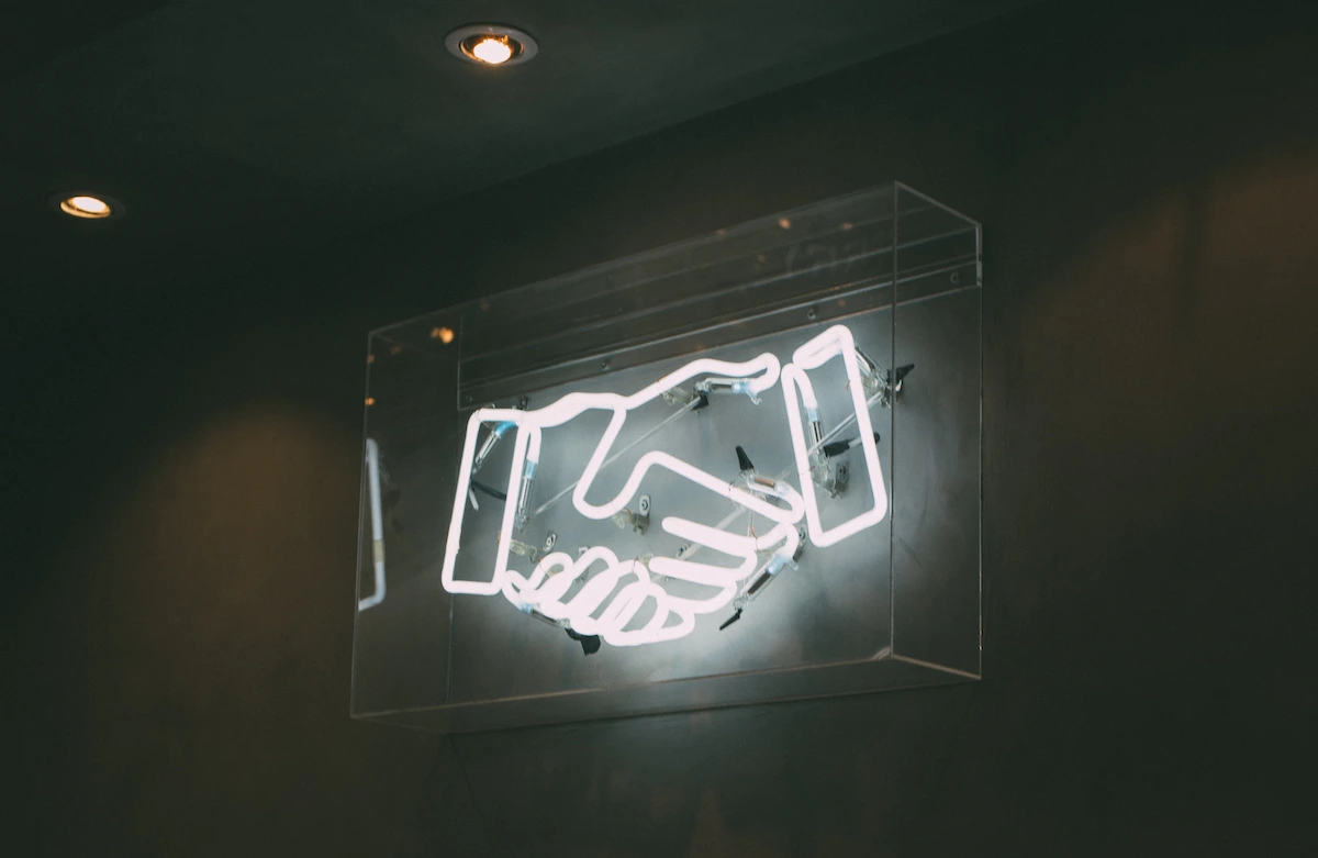 LED Handshake