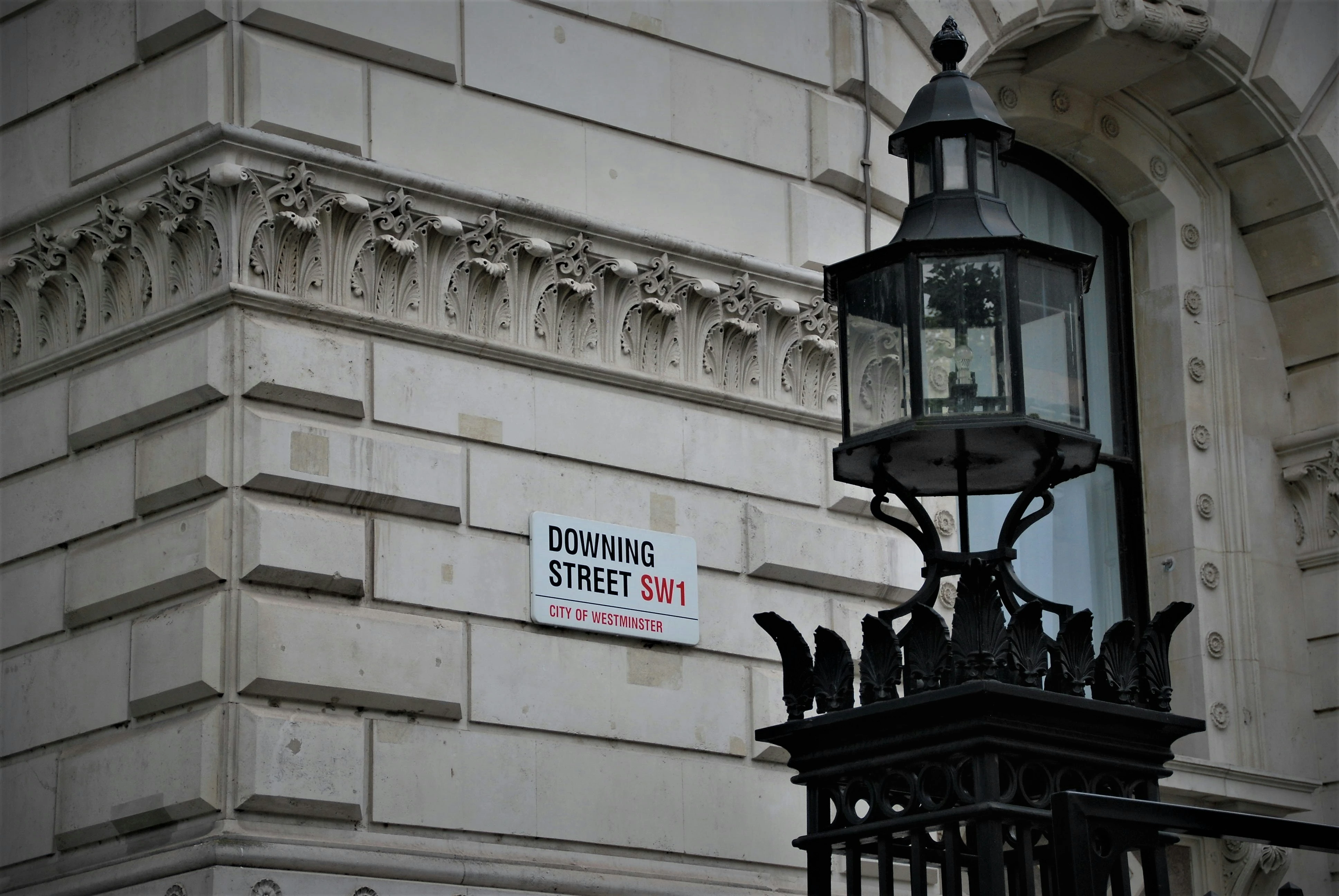 Downing Street sign