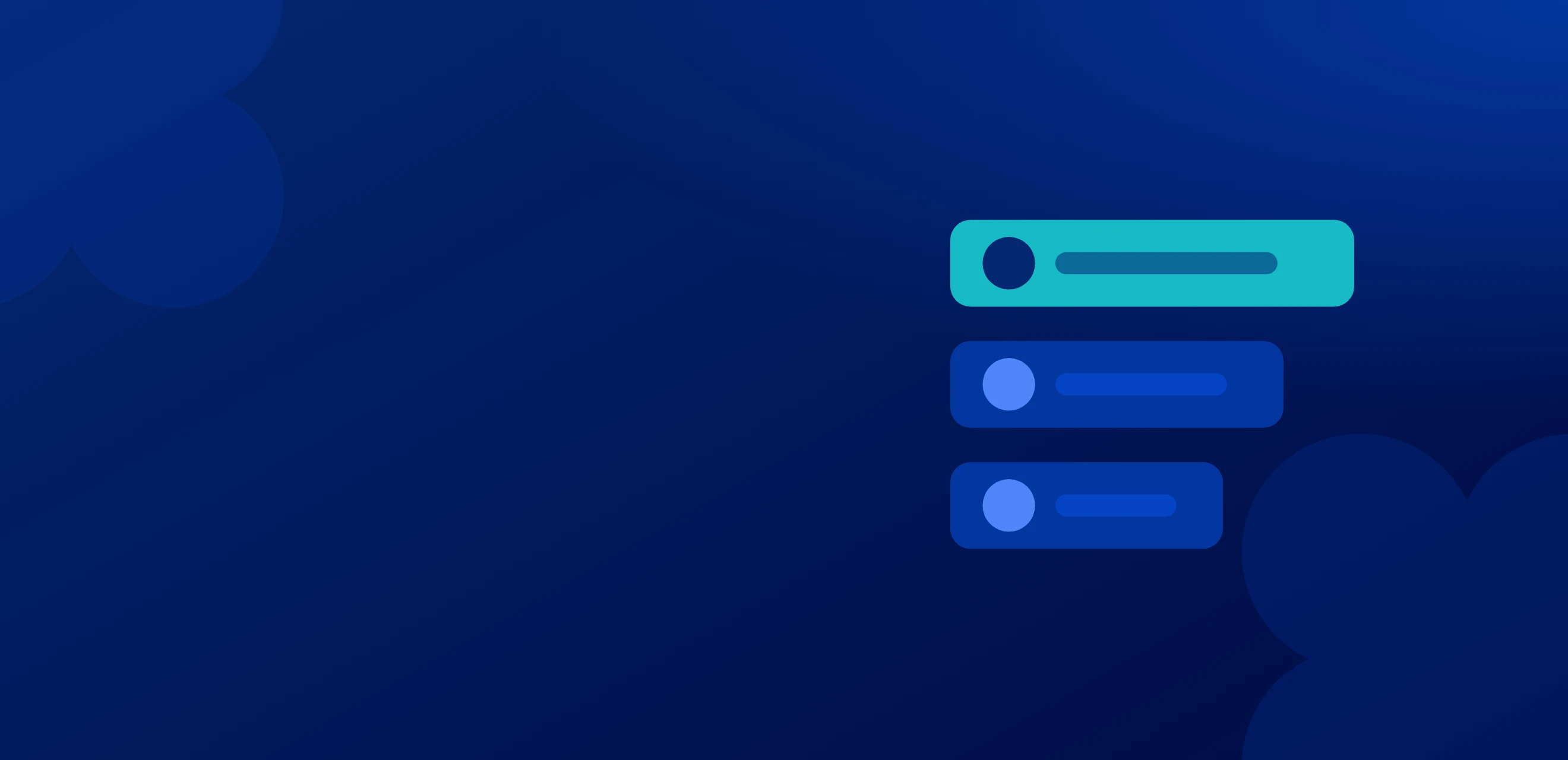 Ranked-list motif on the Stotles deep-blue brand background, for the best tender management software comparison guide