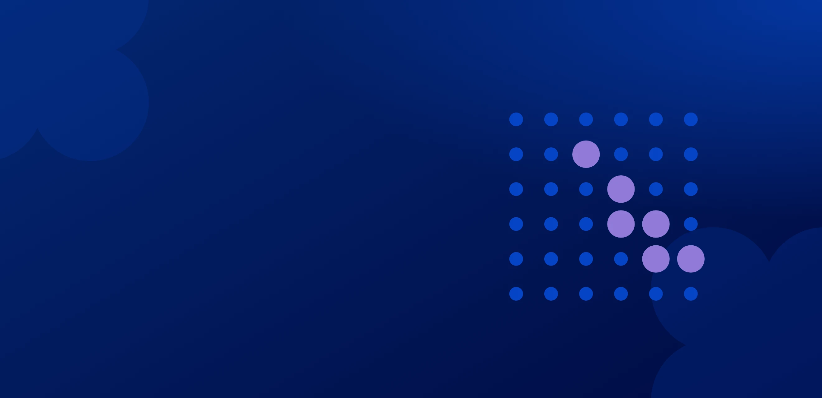 Signal-from-noise data motif on the Stotles deep-blue background, for the public sector market intelligence guide