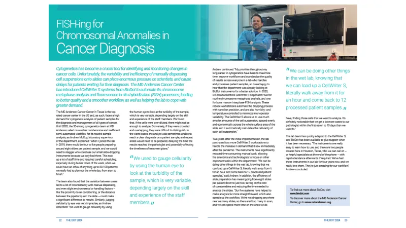 Journey of The Dot | FISHing for Chromosomal Anomalies in Cancer Diagnosis