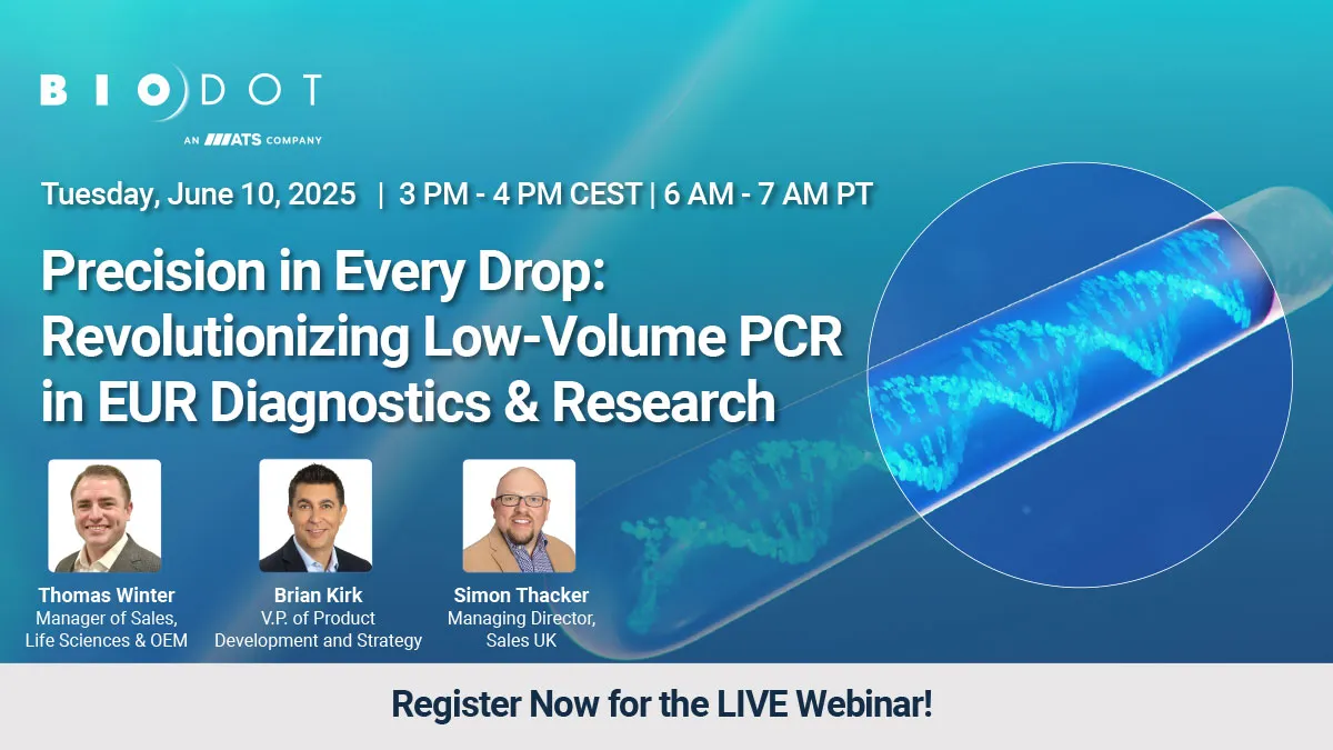 Low-Volume PCR Webinar Europe