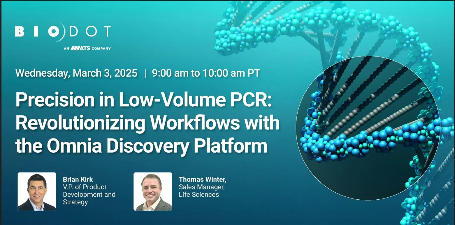 On Demand Webinar: Precision in Low-Volume PCR: Revolutionizing Workflows with the Omnia™ Platform.