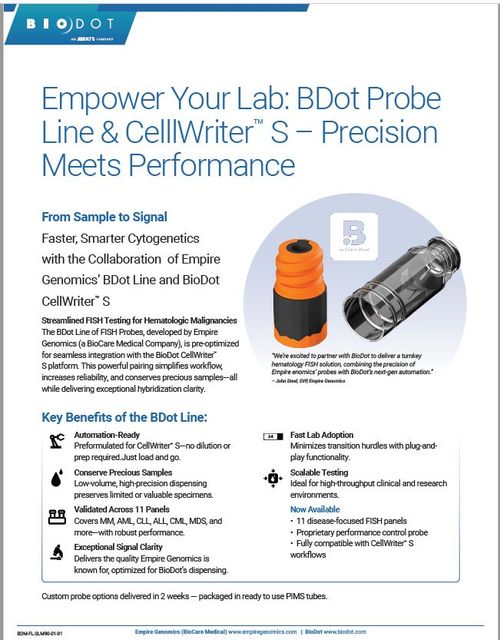 BDot and CellWriter™ S Flyer