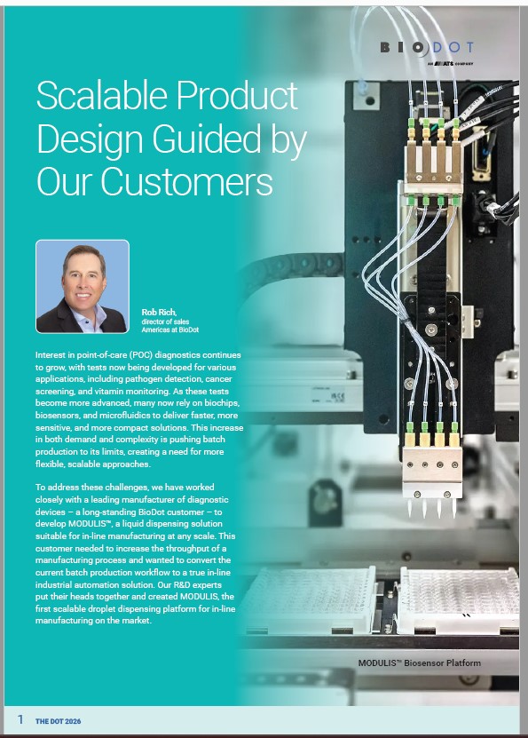 Scalable Liquid Dispensing for Diagnostics Manufacturing: Inside MODULIS™