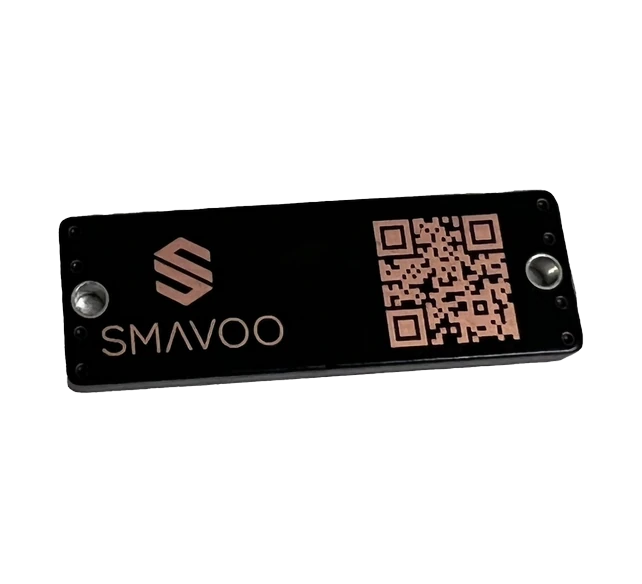 SMAVOO On-Metal UHF RFID Tag – freigestelltes Produktbild