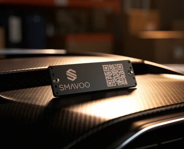 SMAVOO On-Metal UHF RFID Tag – Produktansicht 1