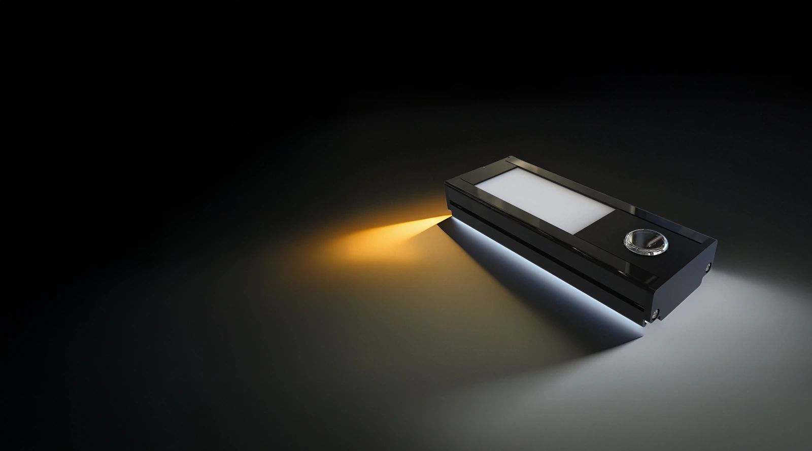 SMAVOO 2.9-inch e-paper order button device projecting a directional light beam