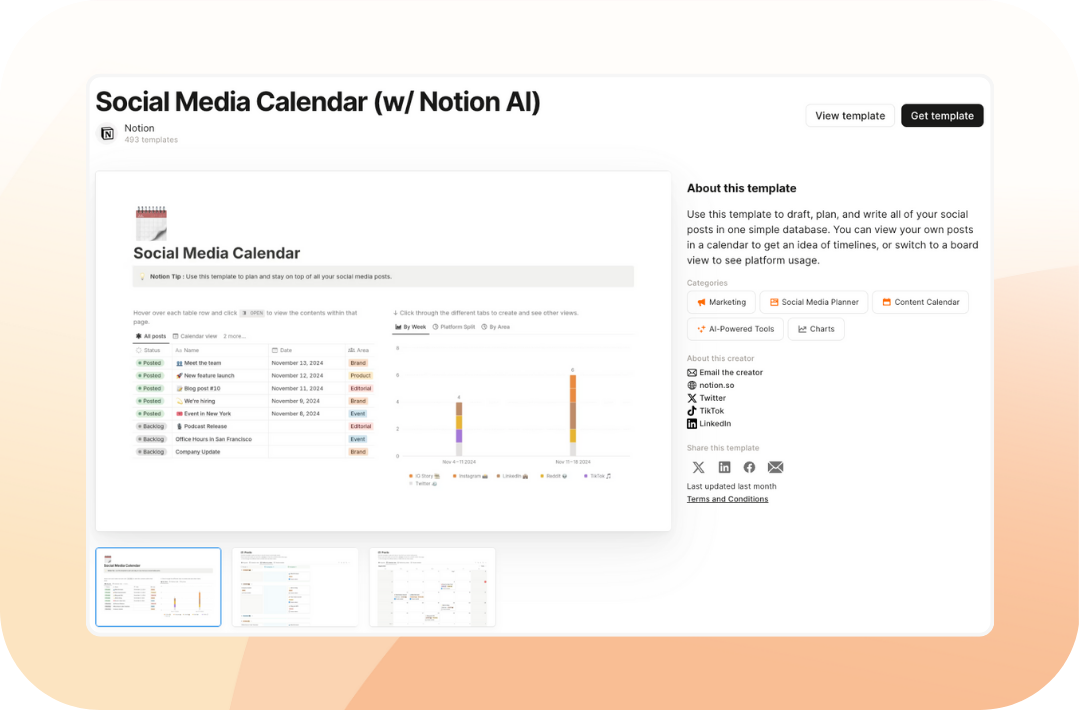 Mastering Social Media with Notion Social Media Planner