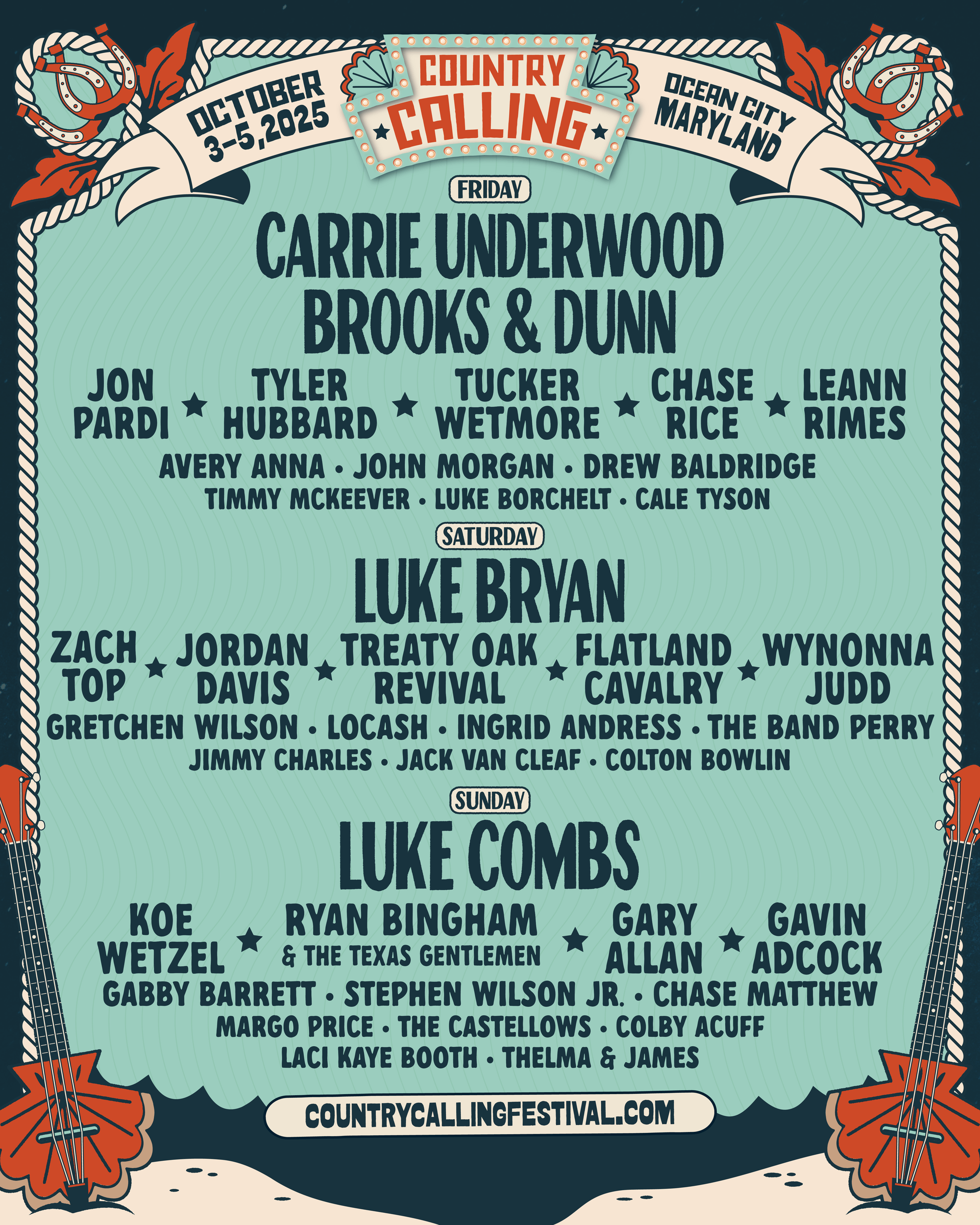 countrycallingfestival.com October 2025 Events