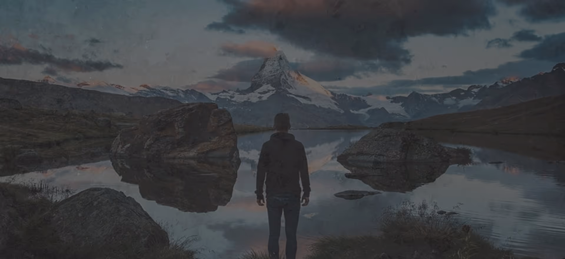 Man standing in nature